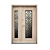 Custom Entry Doors: FALKO Stylized 3D model small image 7