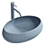 Modern Ceramic Sink Belbagno BB1085 3D model small image 3