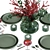 Contemporary Table Setting V8 3D model small image 2