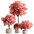 Pink Tree Indoor Plant 672 3D model small image 1