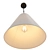 Luca Large Conical Pendant Light 3D model small image 2