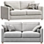 Modern Brookville Sofa 3D Model 3D model small image 1