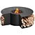  Designer Outdoor Fire Pit Table 3D model small image 3