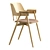 Ergonomic Woodpecker Design Chair 3D model small image 6