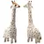 Plush Giraffe Toy by H&M 3D model small image 3