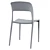 Modern Plastic Grey Chair Madsen 3D model small image 3