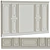 Decorative Stucco with Molding #007 3D model small image 1