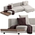 Modern Comfort Clyde Deep Sofa 3D model small image 2