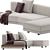 Modern Comfort Clyde Deep Sofa 3D model small image 3