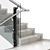 Sleek Staircase (024-1) 3D model small image 2