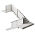 Sleek Staircase (024-1) 3D model small image 5