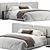 Contemporary Angelo Bed 2013 3D model small image 2