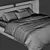 Contemporary Angelo Bed 2013 3D model small image 4