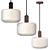 Juko Ceiling Light Fixtures, Dual Colored 3D model small image 2