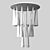 Modern LED Chandelier Fixture 3D model small image 3