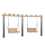 Swing Set with Canopy 3D model small image 4