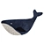 Whale Inspired Decor Rug 3D model small image 2