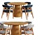 Modern Chair & Table Set 3D model small image 1