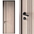 Raised Panel Doors: Modern Elegance 3D model small image 3