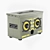 Vintage Ammo Box Speaker 3D model small image 1