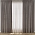 3-in-1 Curtain Model Set 3D model small image 1