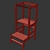 Adjustable Step Helper Tower 3D model small image 2