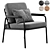 Modern Lounge Chair by Grand Rapids 3D model small image 1