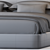  Sleek Modern Angelo Bed 3D model small image 4