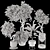 Decorative Plant and Chandelier Set 3D model small image 7