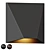 Modern Geometric LED Wall Sconce 3D model small image 1