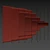 Animated Pleated Curtains: Customizable Coverage 3D model small image 5