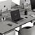 Office Essentials Set 569 3D model small image 3