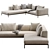 Flexform PERRY UP Sofa 2016 3D model small image 4