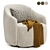 Modern Swivel Chair - Variety 3D model small image 2