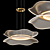 Ethereal Blossom Pendant Light 3D model small image 1