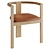 Meia Lua Armchair by Origin: Versatile Design 3D model small image 2