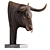 Corona Bull Bust Sculpture 2016 3D model small image 2