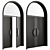 Elegant Arched Door Model 102 3D model small image 1