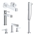 Hansgrohe Finoris Mixer Set 3D model small image 1