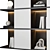 Modern Bookcase with Contemporary Design 3D model small image 2