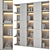 Modern Bookcase with Contemporary Design 3D model small image 3