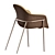 Marelli Chia Metal Chair: Modern Elegance 3D model small image 7