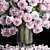 Unique title for the product: Spring Blooms Glass Vase Set 3D model small image 4