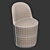 Seamless Textured Lounge Chair, 3D Product 3D model small image 5