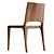 Natural Wood Voltri Chair 3D model small image 3