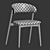 Modern Siena Chair Design 3D model small image 6