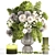 Spring Green Floral Bouquet 3D model small image 1