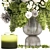 Spring Green Floral Bouquet 3D model small image 4