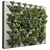 Concrete Green Wall Garden Set 3D model small image 6