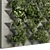 Concrete Green Wall Garden Set 3D model small image 4